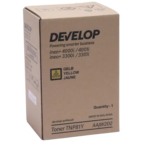 Toner Develop TNP-81Y do  Ineo +3300i/+4000i | 9 000 str. | Yellow